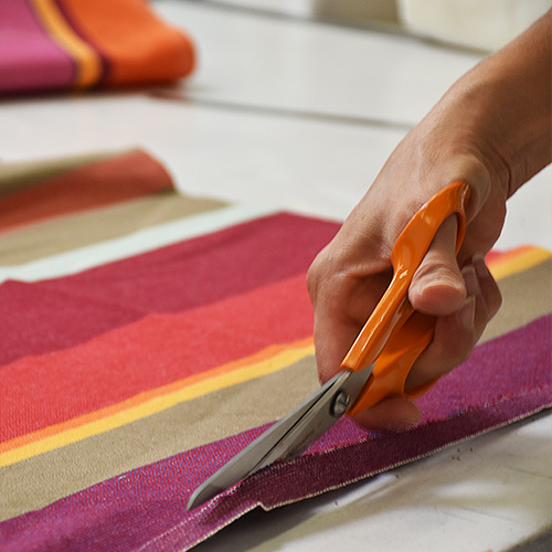 Couture tissu du soleil